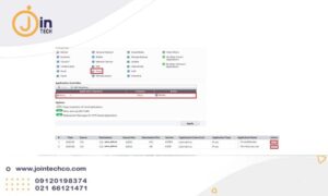 کنترل برنامه در فورتی گیت